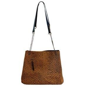 Universal Thread Vegan Leather Leopard Print Shoulder Bag